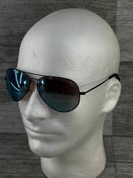 Rio Ray Polarized Mirrored R807 Uptown Black Wire Frame Aviator Pilot  Sunglasses