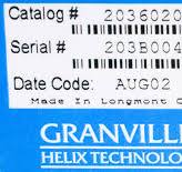 26757 GRANVILLE-PHILLIPS POWER SUPPLY, 50-60HZ, 220WATTS ...