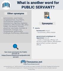 from 16th c. 1656, james harrington, oceana: Synonyms For Public Servant Thesaurus Net