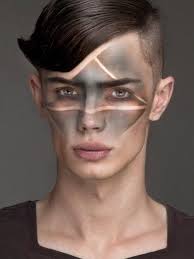 Villarrubia 3 Jpg 384 512 Fashion Show Makeup Male Makeup Futuristic Makeup