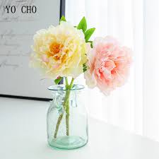 Big fabric flowers for wall. 16cm Big Peony Roses Silk Flower Artificial Pink Wedding Wall Home Floral Decor Crafts Artificial Silk Flowers