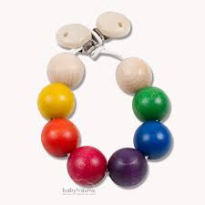 Ab wann schwangere von übelkeit betroffen sind, ist von frau zu frau unterschiedlich. Baby Kinderwagenkette Farbige Holzkugeln Ca 27cm Lang Mit Gummi C 12 50