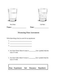 salt water egg experiment worksheet &