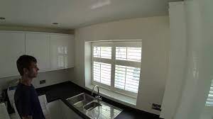 They're super quick to make, but will add style to. Installing Window Shutters Inside Mount Kitchen Window Youtube