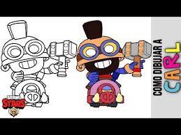 Brawl Stars Como Dibujar A Carl Montapuercos De Brawl Stars Drawing Carl Hog Rider New Skin Youtube Star Coloring Pages Brawl Drawings
