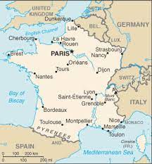 Map Of France For Kids France Map With Cities - Free Pictures Of Country Maps