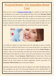 Appointments are not required but are available for your convenience. What To Do If You Have Broken Your Teeth
