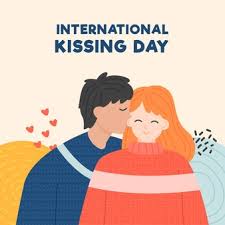 International kissing day date international kissing day date is on 6th july. Free Vector International Kissing Day Lettering