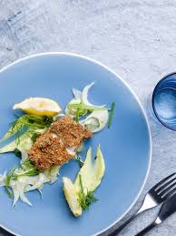 Cabillaud En Croute De Knackebrod Filet De Cabillaud Recette Poisson Citrons Confits