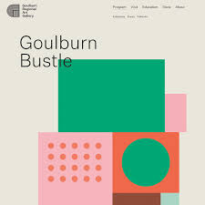 Goulburn Regional Art Gallery Typewolf Typography Design Digital Art Design Art Gallery