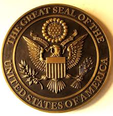 Ma1020 Us Federal Court Seal Probation Office 3 D Hand Rubbed Certificate Design Template Bronze Plaque Certificate Design