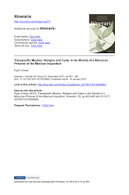 What does patronato mean in spanish? Pdf Transpacific Mestizo Religion And Caste In The Worlds Of A Moluccan Prisoner Of The Mexican Inquisition