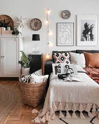 Monochrome Bohemian Scandi On Instagram A Mix Of Mid Century Modern Bohemian And Indus Home Decor Bedroom Industrial Interior Style Diy Apartment Decor