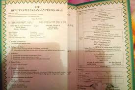 1 dan 2 alokasi waktu : Undangan Pernikahan Dengan Desain Rpp Ini Viral Dan Tuai Kontroversi Karena Diklaim Plagiarisme