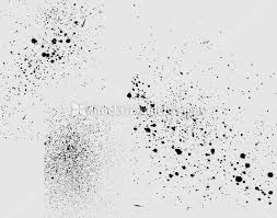 Spray Paint Splatter Vector Illustration Set 1 Vector Photoshop Brushes Stock Graphic Designs