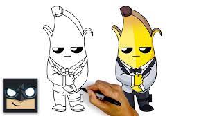 How To Draw Agent Peely Ghost New Fortnite Chapter 2 Season 2 Youtube Graffiti Characters How To Draw Shadow Cartooning 4 Kids