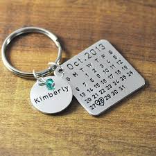 Pin By Laura Eggers On Ideas Wedding Personalised Calendar Calendar Keychain Engraved Keychain
