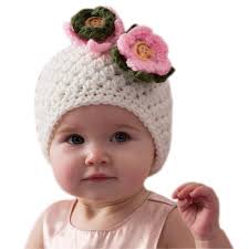 Â i don't think baby hats will ever go out of style, so if there is one baby item you should learn to make, it's this. Love Crochet Art Baby S Floral Kiss Baby Beanie Cap Amazon In Clothing Accessories