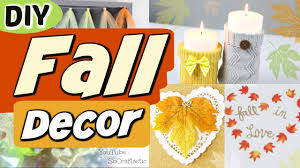 I can't believe fall is almost here! 5 Easy Diy Fall Room Decor Ideas Autumn Decorations How To Socraftastic Youtube