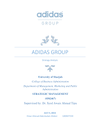 pdf adidas group strategy analysis