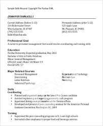 basic resume samples in ms word pdf