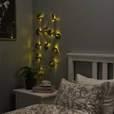 Bed & bathbathroom powder room bedroom storage & closet baby & kids. Strala Led Lighting Chain With 12 Lights Battery Operated Mixed Patterns Ikea