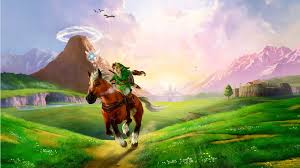 The Legend Of Zelda Breath Of The Wild Original Soundtrack 5 Cd Link On Epona In Hyrule Field Legend Of Zelda Ocarina Of Time Background Images