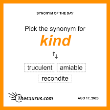 What S Another Word For Kind In 2020 Words Vocabulary Words Synonyms And Antonyms