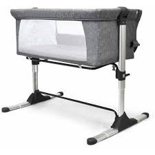 Ein reisebett lässt sich flexibel vom kinderzimmer ins schlafzimmer tragen oder rollen. Costway 2 In 1 Reisebett Beistellbett Hoehenverstellbar Kinderbett Neigungsverstellbar Babybett Grau Kinderreisebett Inkl Matratze Und Tragetasche