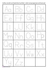 If you want to create professional printout, you should consider a commercial font. Latihan Menulis Huruf Besar Kecil 2