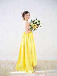 Tropical Spring Wedding Inspiration Green Wedding Shoes Yellow Wedding Dress Shower Dress For Bride Bridal Shower Dress