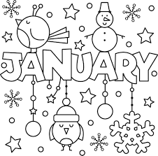Happy New Year January Colouring Page Thrifty Mommas Tips New Year Coloring Pages Preschool Coloring Pages Coloring Pages To Print