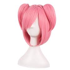 85 images about ipy x boky ss on we heart it see more. Amazon Com Wildcos Short Pink Cosplay Wig For Women Two Ponytails Beauty