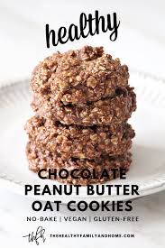 Original Healthy Vegan No Bake Chocolate Peanut Butter Oat Cookies Recipe Healthy Baking Desserts Baking Recipes Cookies Healthy Dessert Recipes