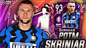 He is 25 years old from slovakia and playing for inter in the serie a tim. Milan Skriniar Potm February Gameplay Fifa Mobile 21 Youtube
