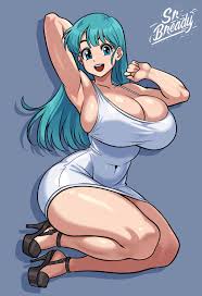 bulma (dragon ball) drawn by srbready | Danbooru