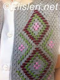 Cok Moda Yazlik Motifli Kadin Hirka Yelek Orgu Modelleri Orgu Tig Isleri Desenler