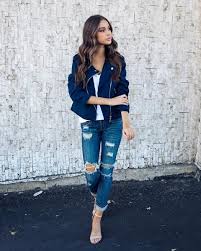 Giovanna Moto Jacket Navy Vici Womens Leather Jacket Outfit Jacket Outfit Women Blue Leather Jacket Outfit