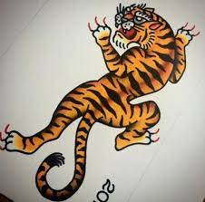 21 Super Ideas Tattoo Old School Design Tiger American Traditional Traditional Tiger Tattoo American Traditional Tattoo Tiger Tattoo
