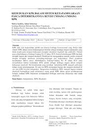 Isi uu no 30 tahun 2002, jelaskan 4 tugas kpk, jumlah anggota kpk, jurnal. Http Journal Um Surabaya Ac Id Index Php Justitia Article Download 3736 2714