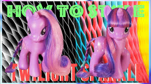 In the nw movie, the pony world of equestria has lost its magic. Mlp How To Style Twilight Sparkle No Cutting Youtube