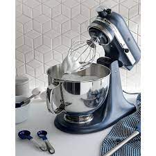 kitchenaid artisan series 5 quart tilt head steel blue stand mixer reviews crate and barrel in 2021 kitchen aid kitchenaid artisan stand mixer kitchenaid artisan