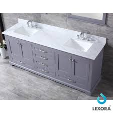 The foreground of your decor. 80 Inch Dukes Color Dark Gray Double Bathroom Vanity With Mirror