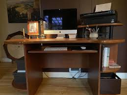 Computer Desk With Printer Stand Duncan Cowichan Mobile