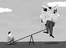 nataliazaratiegui meiklejohn illustration digital textured stylised newspaper character boy seesaw blac illustrators illustration stock illustration