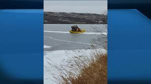 check ice thickness before heading out on lakes and rivers