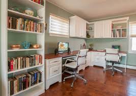 Home Office For Two Houzz For the desk, put it right in front of the there are two possible scenarios. home office for two houzz