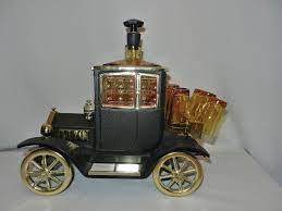 Vintage 1915 Ford Musical Decanter With Shot Glasses Vintage Decanter Decanter Shot Glasses