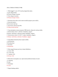 Contoh soal olimpiade pmr wira. Soal Cerdas Cermat Pmr