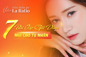 7 bài tập giúp giữ dáng mũi cao tự nhiên